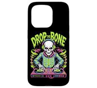 DJ Scheletro Halloween Drop The Bone Party Custodia per iPhone 15 Pro