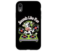 Dj Sounds Like Fun Mucca Amici Custodia per iPhone XR