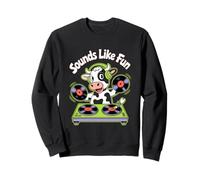 Dj Sounds Like Fun Mucca Amici Felpa