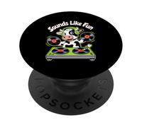 Dj Sounds Like Fun Mucca Amici PopSockets PopGrip Adesivo