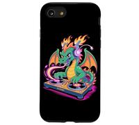 Dj Sparky Dragone Favola Musica Fiamme Custodia per iPhone SE (2020) / 7/8