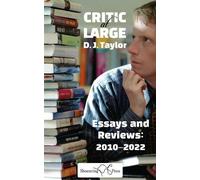 DJ Taylor Critic at Large (Tascabile)