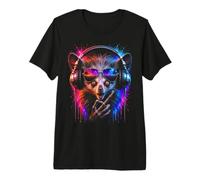 DJ Techno House Electro Minimal Goa Trance Disc Jockey DnB DJ Maglietta Premium