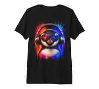 DJ Techno House Electro Minimal Goa Trance Disc Jockey DnB DJ Maglietta Premium