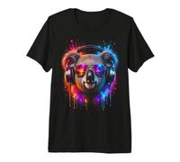 DJ Techno House Electro Minimal Goa Trance Disc Jockey DnB DJ Maglietta Premium