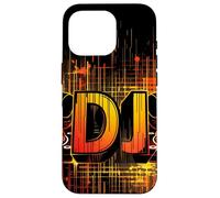 DJ un artista Design con cuffie e giradischi Custodia per iPhone 16 Pro