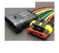 Dj7021-1.5 Compatible With connettore cablaggio Compatible With auto 2/3/4/5/6 pin Adattatore Compatible With cavo moto Lunghezza filo impermeabile 15 cm(4p strip line,5sets)