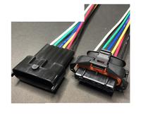 Dj7026a-3.5 Connettore del sensore dell'automobile 2p3p4p5p6p Cablaggio dell'ugello di iniezione Maschio Femmina Giunto testa Lunghezza filo 15 cm(6p strip line,1sets)