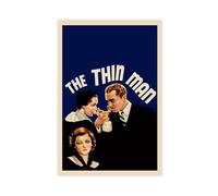 DJAGBW Poster su tela con immagine di The Thin Man, decorazione artistica da parete per soggiorno, camera da letto, 40 x 60 cm