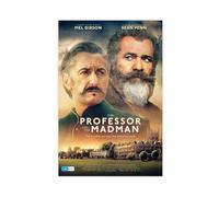 DJAGBW Poster su tela con scritta "Il professore e il pazzo", decorazione artistica da parete per soggiorno e camera da letto, 20 x 30 cm