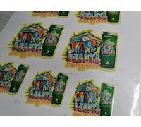 DJANTA 252 ENERGY DRINK STICKER Ø 3 A 120 CM - RACING VINTAGE RACE CAR