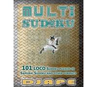 Djape Multi Sudoku (Tascabile) Loco, Cuckoo, Wacky and Multi Sudoku Puzzle Books