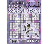Djape Super Quad Sudoku Samurai (Tascabile) Super Quad Samurai Sudoku Books