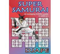 Djape Super Samurai Sudoku (Tascabile) Super Quad Samurai Sudoku Books