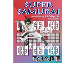 Djape Super Samurai Sudoku (Tascabile) Super Quad Samurai Sudoku Books