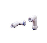 DJDLFA 5PCS 1/4 "-1/4" OD tubo PE raccordo tubo gomito valvola di non ritorno connettore rapido acquario RO filtro acqua sistema di osmosi inversa