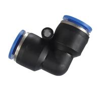 DJDLFA Il compressore d'aria degli accessori pneumatici del PC parte la spinta diritta nel giunto pneumatico 1/2 "1/4" 3/8" 1/8" filettatura esterna M5 4-12mm (PV, 6mm)