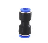 DJDLFA Parti del compressore d'aria degli accessori per tubi pneumatici del PC Spingere diritto nel giunto pneumatico 1/2 "1/4" 3/8" 1/8" filettatura esterna M5 4-12mm (PU, 14mm)