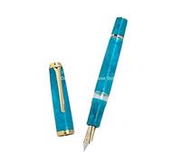 DJDLFA Penna stilografica a pistone, in acrilico, per calligrafia, squisita scuola, ufficio, lavoro, 0,5 mm, pennino EF da 0,5 mm, regalo di cancelleria (04, EF (0,5 mm)