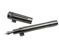 DJDLFA Penna stilografica a sfera in metallo, fibra di carbonio, marmo, penna stilografica, di alta qualità (G,Just Pen)