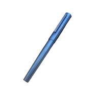 DJDLFA Penna stilografica colorata in lega di titanio liscia NO.6 EF/F, pennino morbido, regalo per studenti d'affari e scrittura, con convertitore (B, lucidato a mano, M)