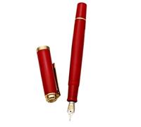 DJDLFA Penna stilografica con punta lucidante a mano, penna per pratica calligrafica (D)