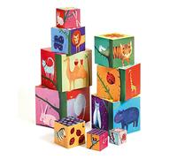 Djeco 10 Nachure & Animal Blocks DJ08505, Nature & Animal