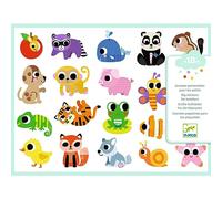 DJECO Adesivi per bambini per bambini UNISEX-INFANTIL, multicolore (39084)