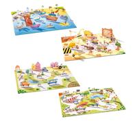Djeco adesivi veicoli - kit di gioco creativo per bambini