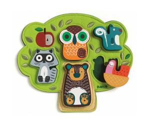 djeco albero puzzle con animali 1 St