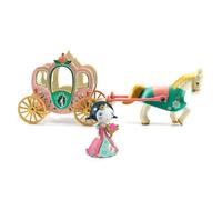 DJECO - Arty Toys Mila & Ze Carrosse Pupazzo e Personaggi d'azione, Multicolore (36788)