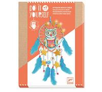 DJECO- Atrapasueños para Lechuza Acchiappasogni per Creare Gufo (37961), Multicolore, 1