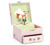 DJECO- Caja de música Cervatillo flauta mágica Carillon, Multicolore, 36086