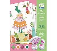 DJECO Design BY Flower Girls Collezione di Francobolli, Multicolore (38741)