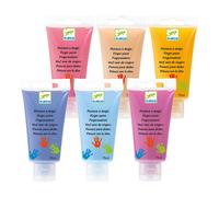 Djeco-I Colori-per i più Piccoli, Misto, 75 ml (Confezione da 6), DJ09000