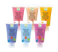 Djeco-I Colori-per i più Piccoli, Misto, 75 ml (Confezione da 6), DJ09000