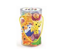 Djeco- Animale Blocchi per Neonati, Colore Misto, DJ09117