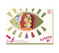 Djeco DJ09386 Kit Teste Quadrate - Cubismo Ispirato a Pablo Picasso