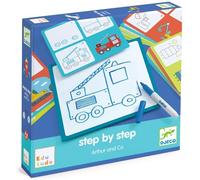 Djeco Eduludo Step by Step Arthur and Co - Impara a disegnare passo multicolore