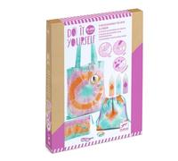Djeco Fai da te: set di borse Batik | set di colori batik lavabile | maglietta Batik | set fai da te per bambini | colori in tessuto per il compleanno dei bambini | borsa sportiva borsa da toilette |