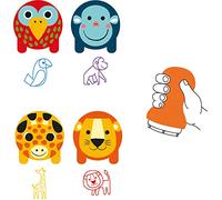 DJECO - Francobolli per i Piccoli Animali della Collezione Savannah (DJ09012)