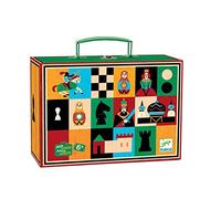 DJECO- Giochi d'azione e riflessiScacchiDJECOGioco Scacchi e Signore, Multicolore, DJ05225