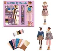 Djeco LA MODA DI LUCILLE LABORATORIO DI MODA GIOCO MULTICOLORE PER BAMBINI ETA' 7+