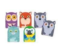 DJECO- Lettere Little Family Giochi di Carte, Colore Blu, M, 35062