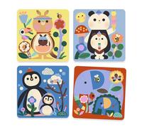 Djeco Libro da colorare magico - Mamma e animali del bambino FSC Mix.