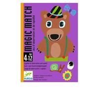 Djeco Magic Match Memory Card Game, Gioco di Carte per Bambini 4-12 Anni
