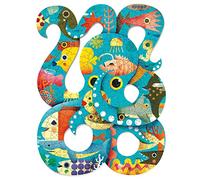 Djeco - Octopus Puzzle Art Octopus 350 pezzi, multicolore (DJ07651)