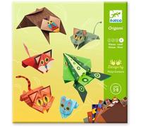 DJECO ORIGAMI ANIMALI SALTATORI - GIOCO PER BAMBINI MULTICOLORE GRADO DI DIFFICOLTA' 4 CON GUIDA PASSO A PASSO ETA' 7-12