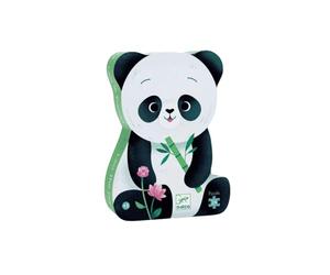 DJECO - P. Leo il Panda Puzzle ad incastro e puzzle, Multicolore (37282)