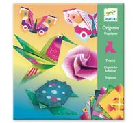 DJECO- Papiroflessia Origami Tropici (min. 2 u.) Bambole e Figure, M, DJ08754